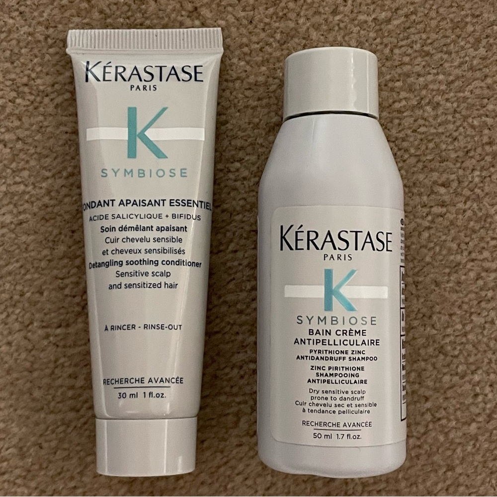 Kerastase Symbiose Shampoo Conditioner Mini Travel size Sensitive Scalp Dandruff